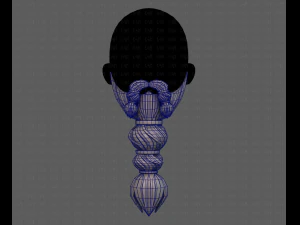 barba v17 Modello 3D