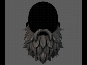 beard v19 Modello 3D