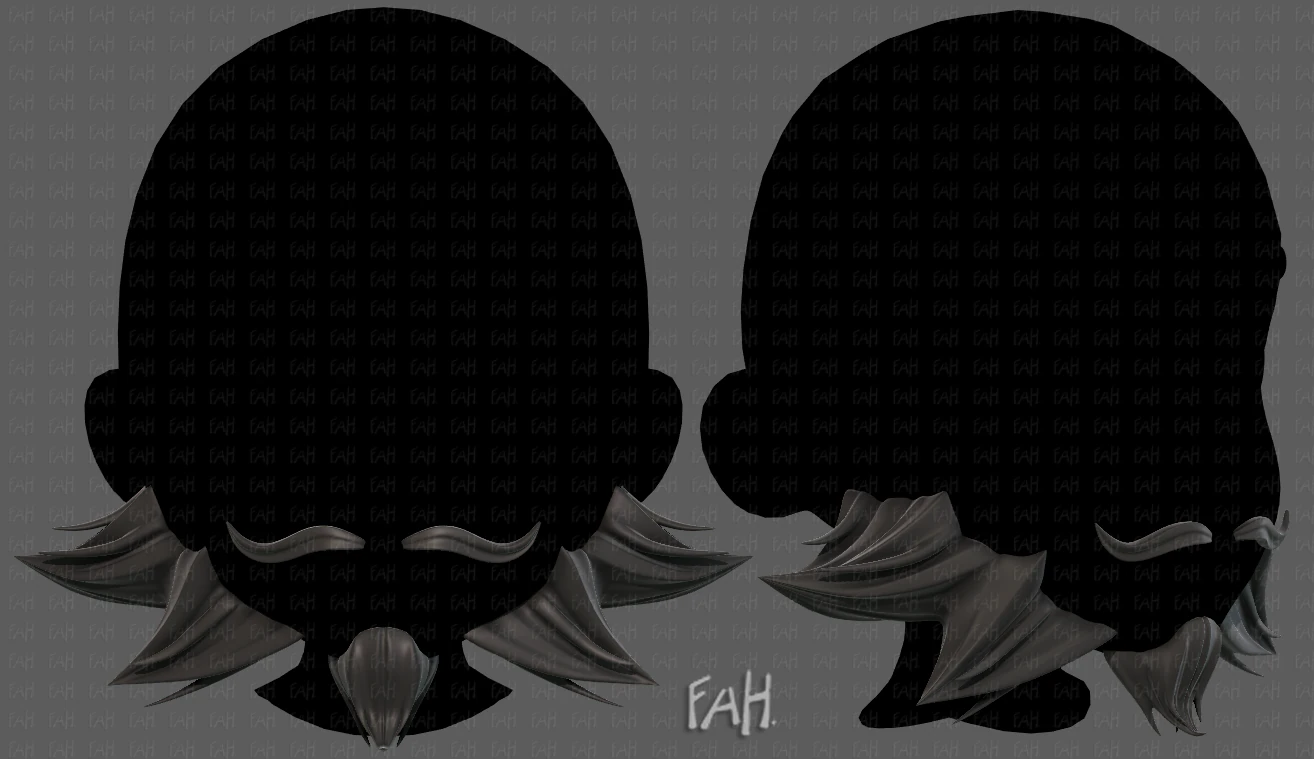 beard v20 3D Model .c4d .max .obj .3ds .fbx .stl .blend