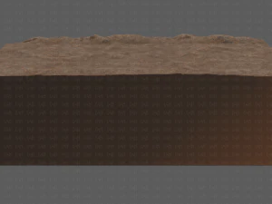 cliff lowpoly v01 3D Model