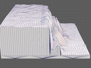cliff lowpoly v01 Model 3D