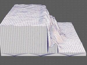 cliff lowpoly v01 3D Model