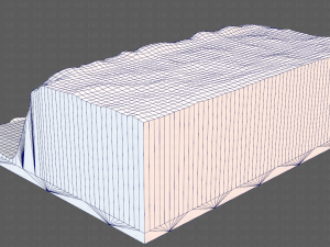 cliff lowpoly v01 Model 3D