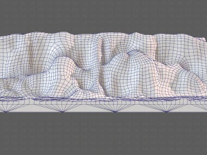 cliff lowpoly v01 3D Model