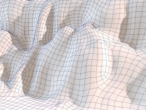 cliff lowpoly v01 Model 3D