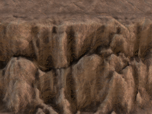 cliff lowpoly v01 Model 3D