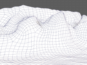 cliff lowpoly v02 Model 3D