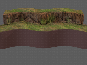 cliff lowpoly v03 3D Model