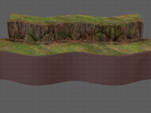 cliff lowpoly v03 3D Model