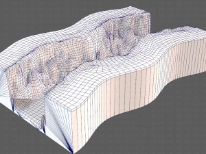 cliff lowpoly v03 3D Model