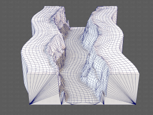 cliff lowpoly v03 3D Model