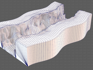 cliff lowpoly v03 3D Model