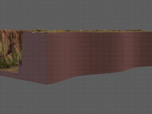 cliff lowpoly v03 3D Model