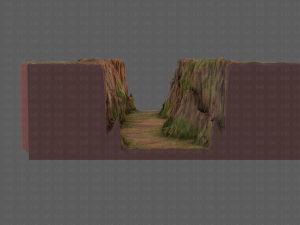 cliff lowpoly v03 3D Model