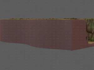 cliff lowpoly v03 3D Model
