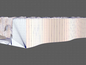 cliff lowpoly v03 3D Model