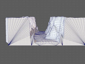 cliff lowpoly v03 3D Model