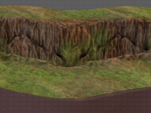 cliff lowpoly v03 3D Model