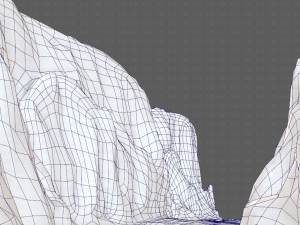 cliff lowpoly v03 3D Model