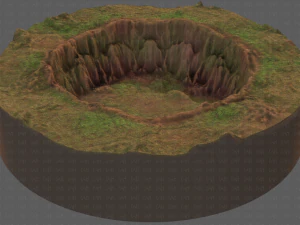 u&ccedil;urum lowpoly v04 3D Model