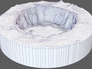 cliff lowpoly v04 Model 3D