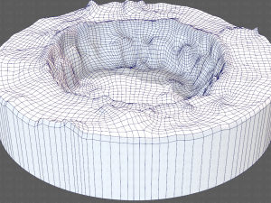cliff lowpoly v04 Model 3D