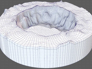 u&ccedil;urum lowpoly v04 3D Model