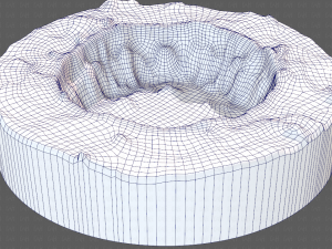 cliff lowpoly v04 Model 3D
