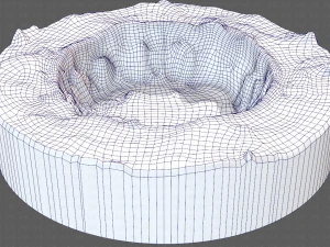 u&ccedil;urum lowpoly v04 3D Model