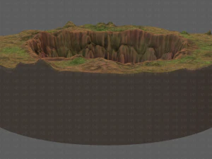 u&ccedil;urum lowpoly v04 3D Model