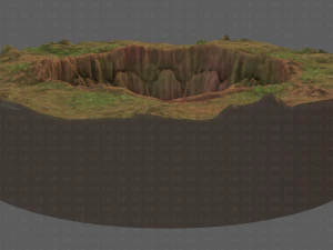 u&ccedil;urum lowpoly v04 3D Model