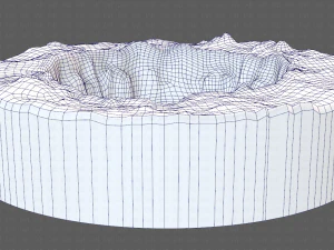 u&ccedil;urum lowpoly v04 3D Model