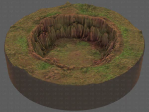 u&ccedil;urum lowpoly v04 3D Model