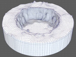 u&ccedil;urum lowpoly v04 3D Model