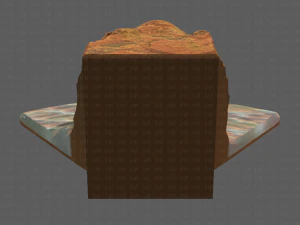 cliff lowpoly v05 3D Model