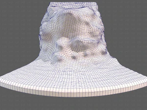 cliff lowpoly v05 3D Model
