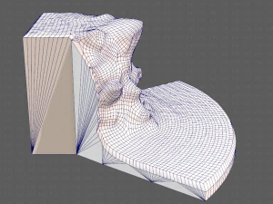 cliff lowpoly v05 3D Model
