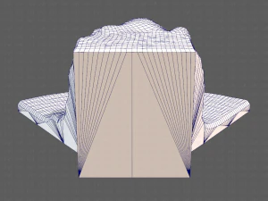 cliff lowpoly v05 3D Model