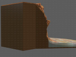 cliff lowpoly v05 3D Model