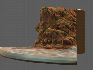cliff lowpoly v05 3D 模型