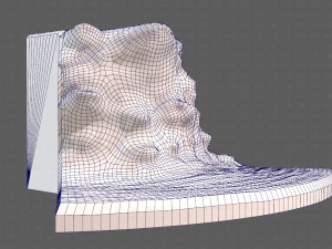 cliff lowpoly v05 3D Model