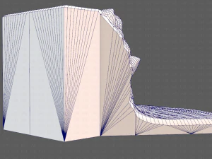 cliff lowpoly v05 3D Model