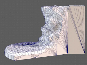 cliff lowpoly v05 3D Model
