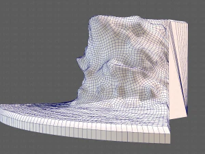 cliff lowpoly v05 3D Model