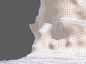 cliff lowpoly v05 3D Model