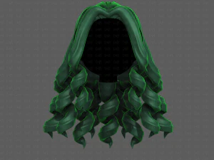 3d hair style for girl v94 3D Model