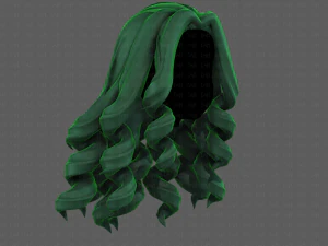 3d hair style for girl v94 3D Model
