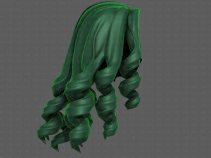 3d hair style for girl v94 3D Model