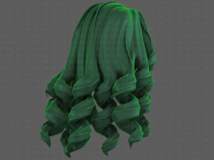 3d hair style for girl v94 3D Model
