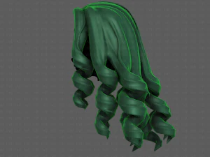 3d hair style for girl v94 3D Model
